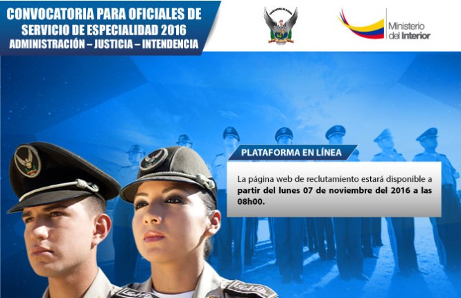 reclutamiento en línea de la policía de ecuador 2016 2017 informacionecuador-com