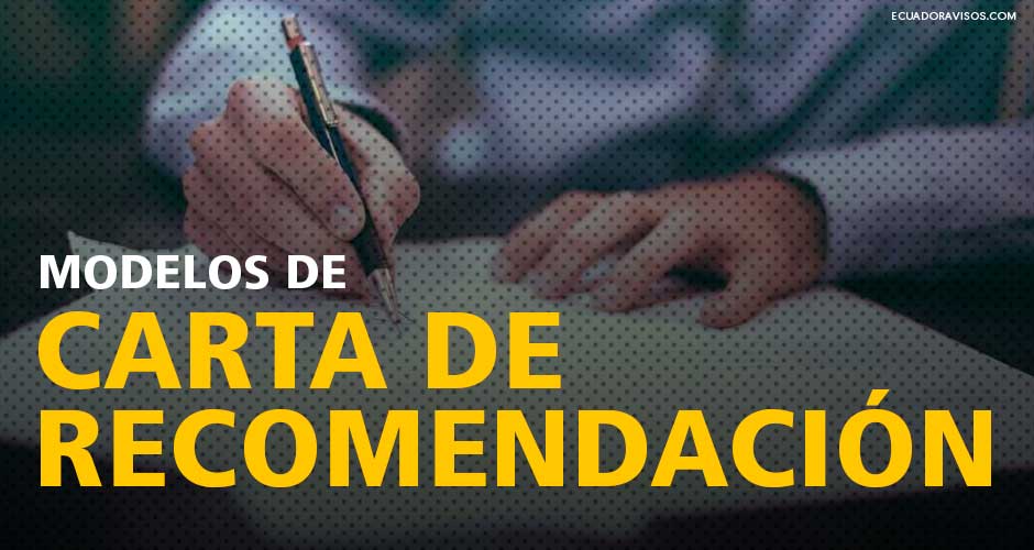 🥇 【 Modelo de carta de recomendación Word + PDF 】 ️