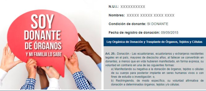 preguntar-es-un-donante-de-organos-registro civil ecuatoriano