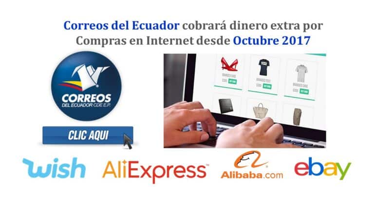 nueva tarifa para compras por internet en correos del ecuador