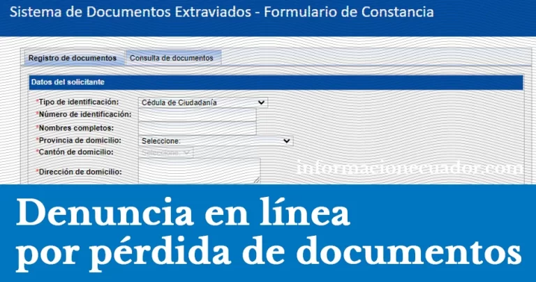 www.funcionjudicial.gob .ec denuncia perdida de documentos en linea.webp